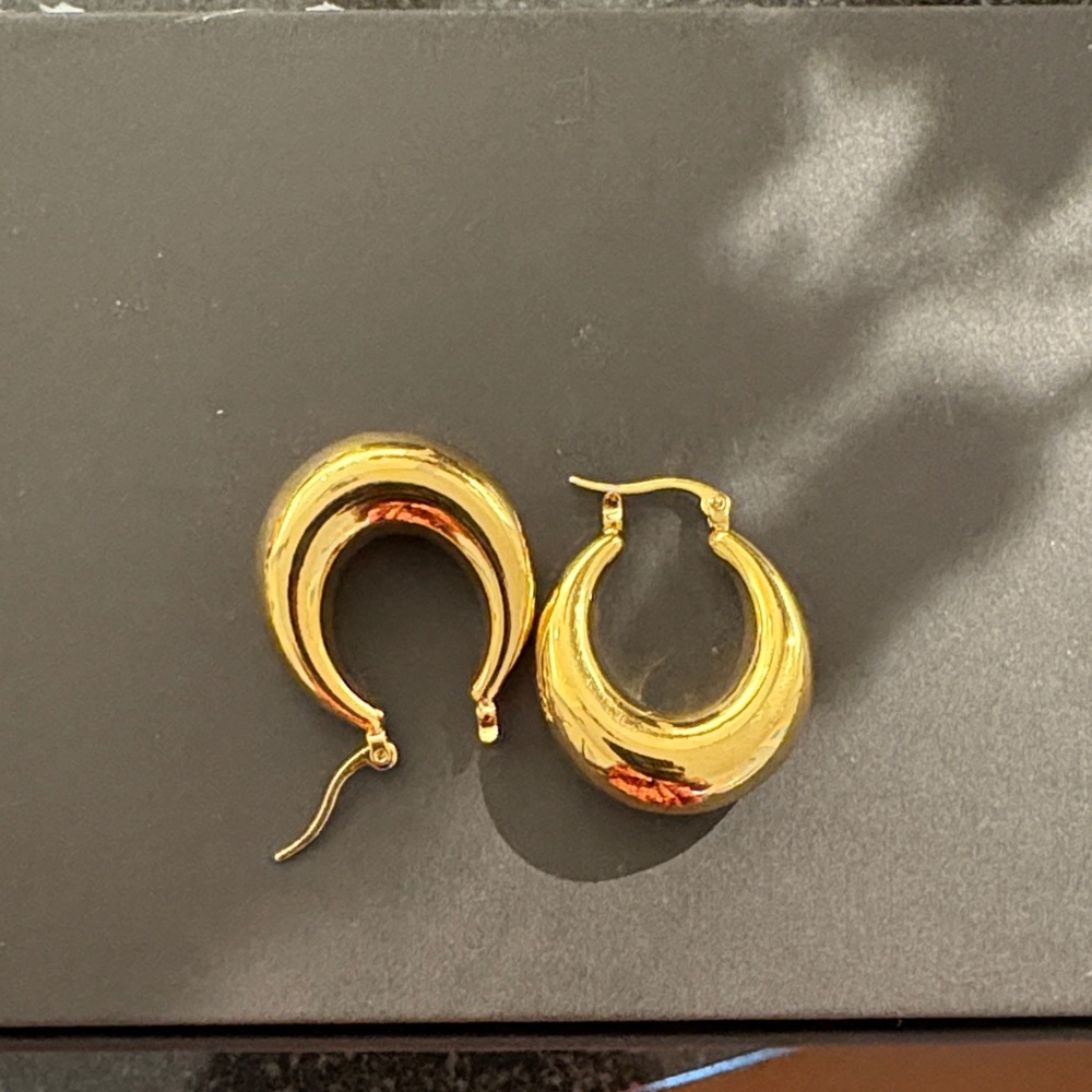 Elegant Gold Hoop Earrings